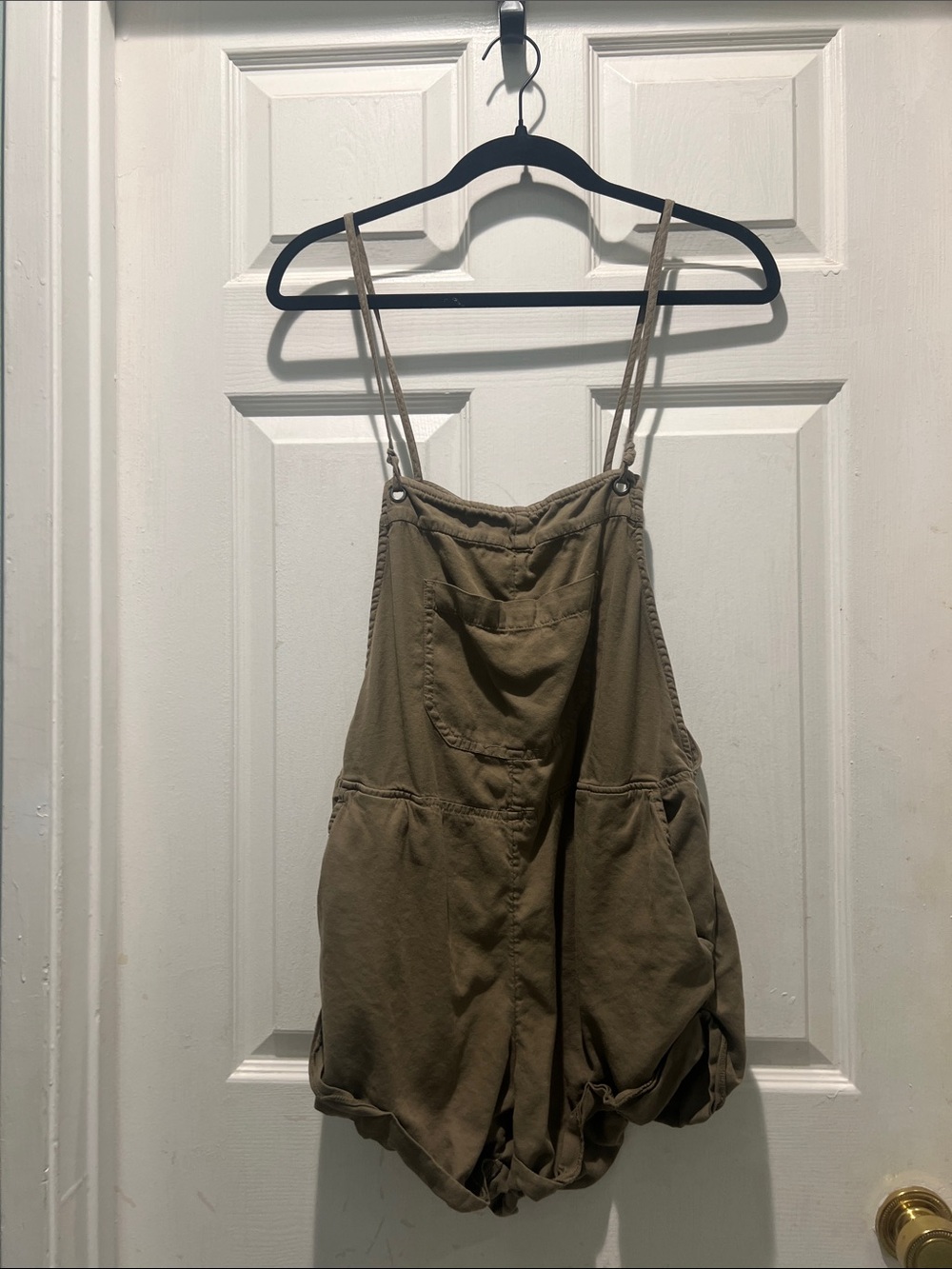 Billabong Olive Green Utility Short Romper